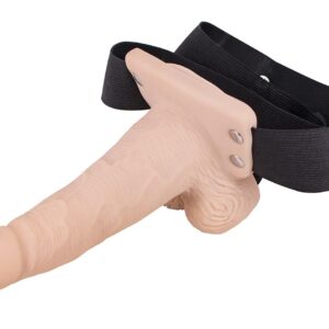 Полый страпон с вибрацией 6″ Vibration Hollow Strap-on - 17 см.