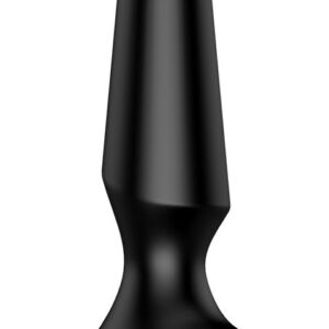 Черная анальная пробка с вибрацией Satisfyer Plug-ilicious 2 - 14 см.