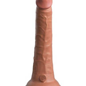 Кофейный фаллоимитатор 7 Silicone Dual Density Cock - 21 см.