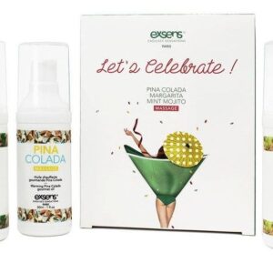 Подарочный набор разогревающих массажных масел Lets Celebrate (3х30 мл.)