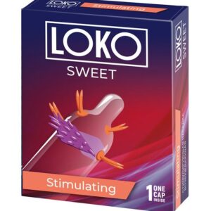 Стимулирующая насадка на пенис LOKO SWEET с возбуждающим эффектом