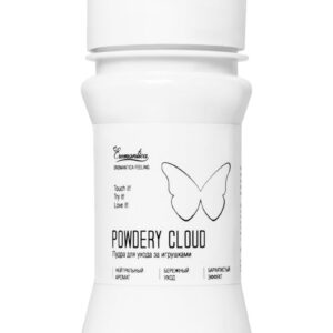 Пудра для ухода за игрушками Powdery Cloud с нейтральным ароматом - 40 гр.