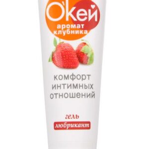 Гель-лубрикант Окей с ароматом клубники - 50 гр.