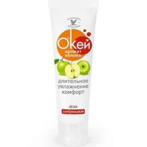 Гель-лубрикант Окей с ароматом яблока - 50 гр.