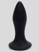 Черная анальная вибропробка Sensation Rechargeable Vibrating Butt Plug - 8,9 см.