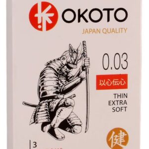 Тонкие презервативы OKOTO Thin Extra Soft - 3 шт.