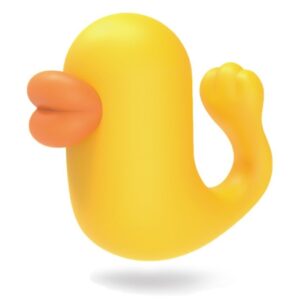 Мини-вибратор в форме уточки Mini Vibrator Daisy