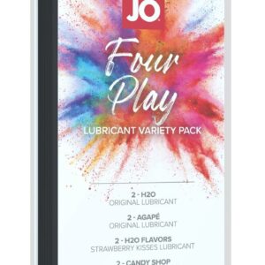 Подарочный набор из 8 саше лубрикантов System JO Four Play