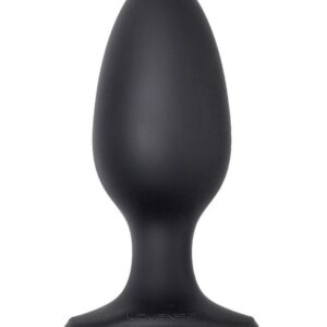 Черная анальная вибропробка HUSH 2 Size L - 12,1 см.
