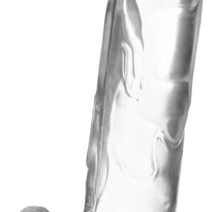 Прозрачный реалистичный фаллоимитатор Mr. Bold L - 18,5 см.