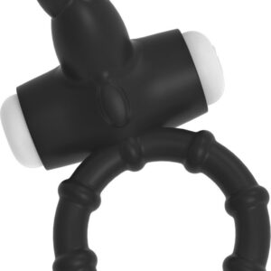 Черный эрекционное кольцо с вибрацией Ring Venny-Penny