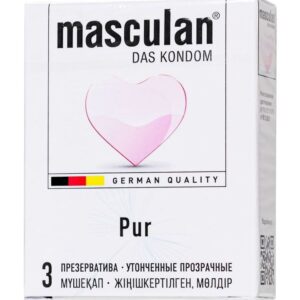 Супертонкие презервативы Masculan Pur - 3 шт.