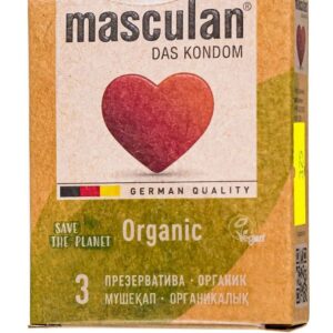 Экологически чистые презервативы Masculan Organic - 3 шт.