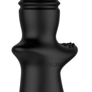Черный вибромассажер простаты Nexus Thrust с возвратно-поступательными движениями