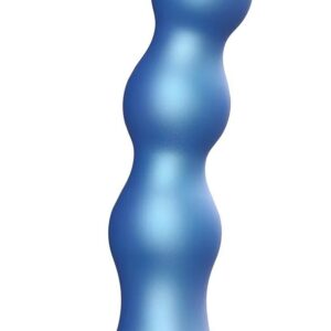 Голубая насадка Strap-On-Me Dildo Plug Balls size S