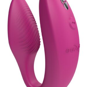 Розовый вибратор для пар We-Vibe Sync 2