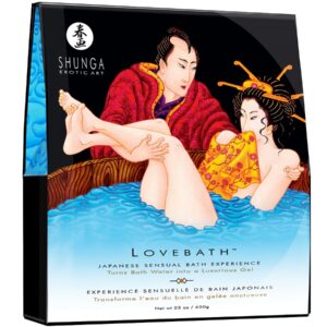 Соль для ванны Lovebath Ocean temptation, превращающая воду в гель - 650 гр.