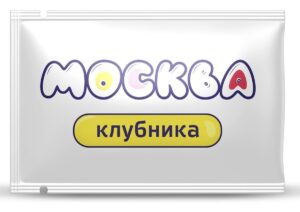 Универсальная смазка с ароматом клубники Москва Вкусная - 10 мл.