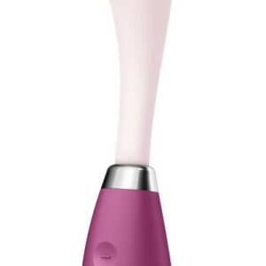 Розовый гибкий вибратор G-Spot Flex 3 - 19,5 см.