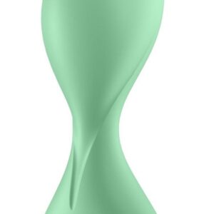 Зеленая анальная втулка с вибрацией Satisfyer Trendsetter