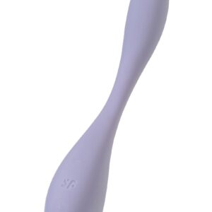 Сиреневый гибкий вибратор Satisfyer G-Spot Flex 5+ - 19,6 см.