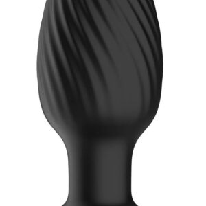 Черная анальная вибровтулка Nexus Tornado - 9,8 см.