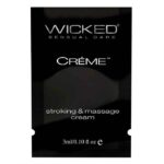 Крем для массажа и мастурбации Wicked Stroking and Massage Creme - 3 мл.
