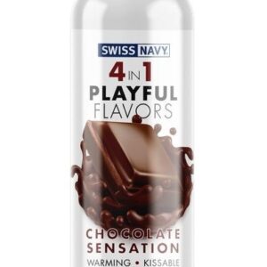 Массажный гель 4-в-1 Chocolate Sensation с ароматом шоколада - 29,5 мл.