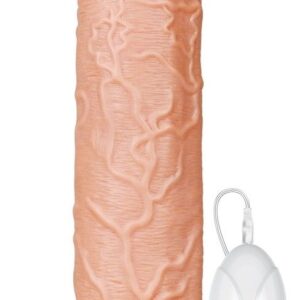 Телесный вибратор-гигант 11 Inch Realistic Long Vibrating Dildo - 28 см.