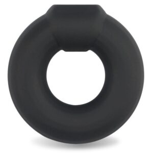 Черное эрекционное кольцо Ultra Soft Platinum Cure Silicone Cockring