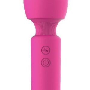 Розовый перезаряжаемый мини-wand Intimate Wand