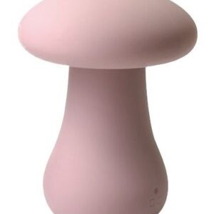 Розовый перезаряжаемый клиторальный стимулятор-грибочек Oyster Mushroom