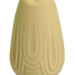 Желтый перезаряжаемый вибратор Vase - 7,4 см.