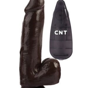 Коричневый вибратор-реалистик 7.4 Stud Realistic Dildo - 19 см.