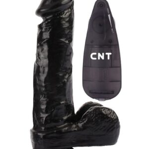 Черный вибратор-реалистик 7.8 Stud Realistic Dildo - 20 см.