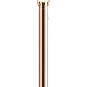 Золотистый вибростимулятор-кулон на цепочке Necklace Rechargeable Vibrator