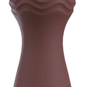 Коричневый вибратор-жезл Hazel 03 - 14 см.