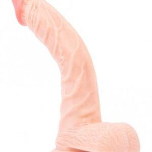 Телесный фаллоимитатор-реалистик Pink Vibe - 21 см.