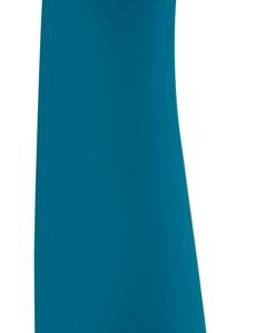 Бирюзовый вибромассажер с температурными режимами Hot n Cold Vibrator - 21,6 см.