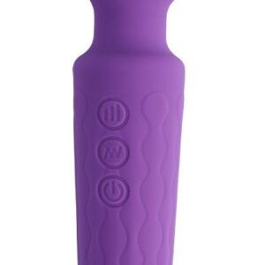 Фиолетовый жезловый вибратор Wacko Touch Massager - 20,3 см.