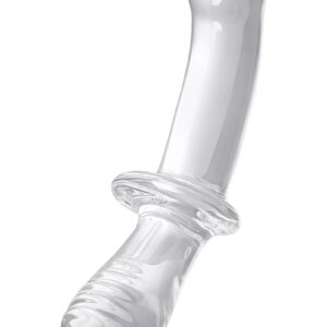 Прозрачный двусторонний стеклянный фаллоимитатор Satisfyer Double Crystal - 19,5 см.
