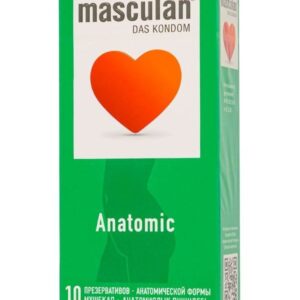 Презервативы анатомической формы Masculan Anatomic - 10 шт.