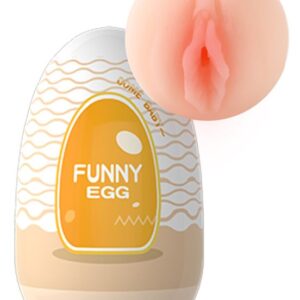 Мастурбатор-вагина в форме яйца Funny Egg