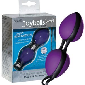 Фиолетовые вагинальные шарики Joyballs secret