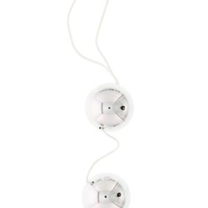 Серебристые шарики VIBRATONE DUO BALLS SILVER BLISTERCARD