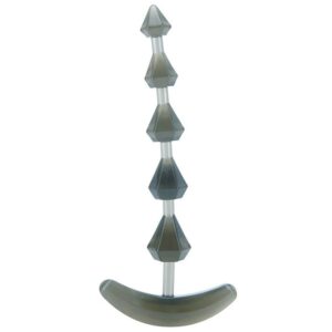 Дымчатая анальная цепочка PLIABLE PROBE - 15 см.