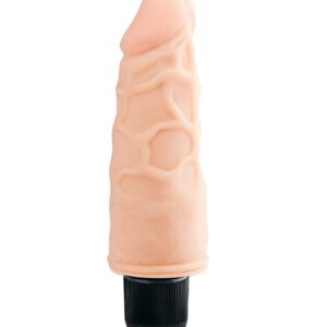Реалистичный вибратор с венками REALSTUFF 5INCH VIBRATOR - 13 см.