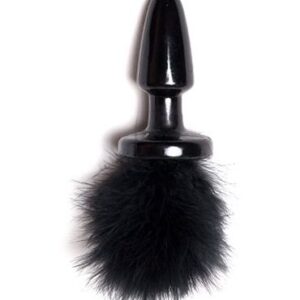 Пробка с хвостиком Black Bunny - 11 см.