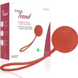 Красный вагинальный шарик Joyballs Trend Single