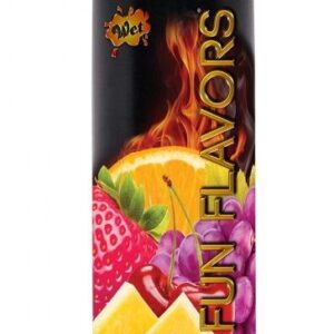 Разогревающий лубрикант Fun Flavors 4-in-1 Passion Punch с ароматом фруктов - 89 мл.